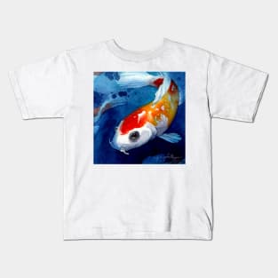 Curved Koi Kids T-Shirt